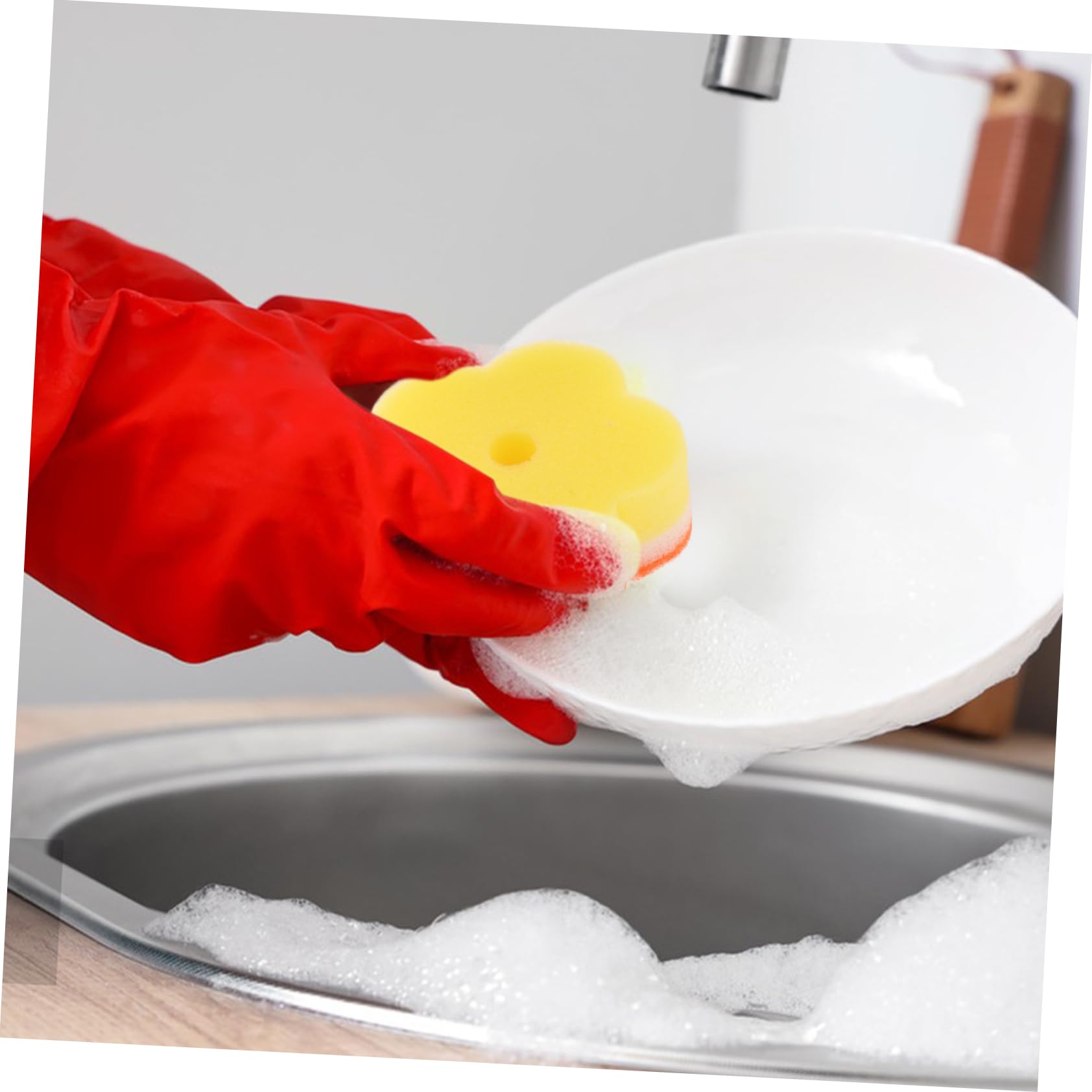 COLLBATH Juego De 3 Esponjas Nanométricas para Limpiar Platos Cepillos De Cocina Estropajos Esponjas para Lavar Platos Diseño Muy Absorbente Paquete A Granel De 10 Unidades.