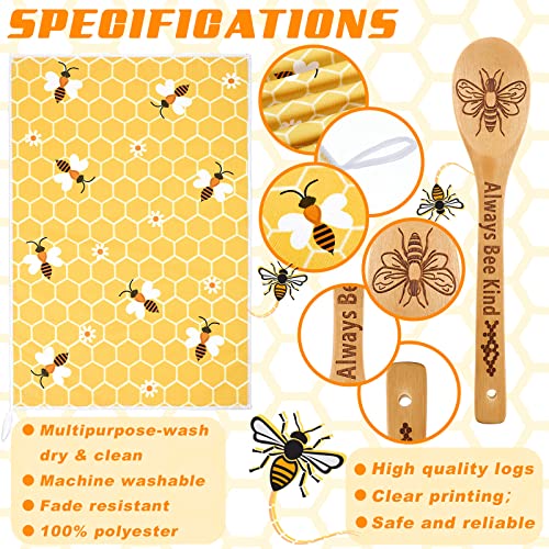 Paños de cocina de panal de abeja Bencailor absorbentes de 40 x 61 cm 6