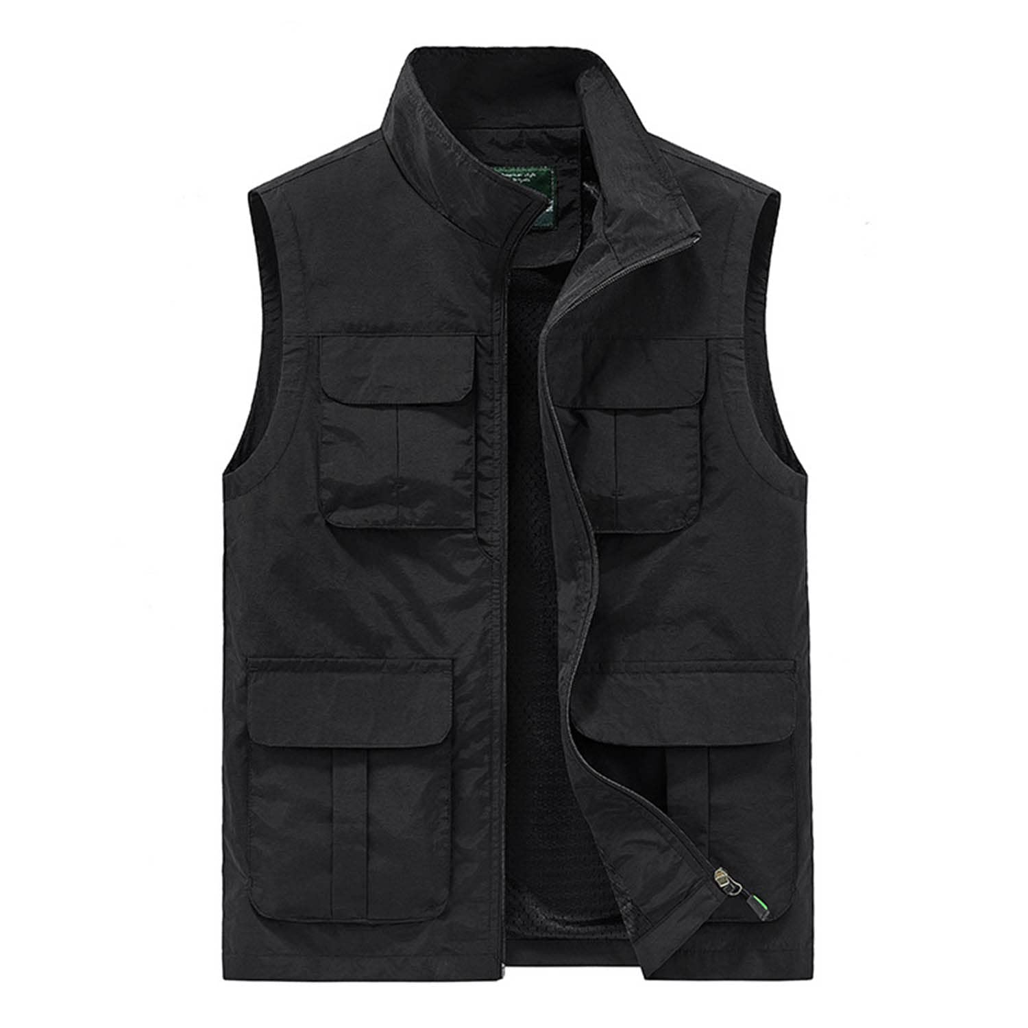 Chaleco De Hombre Chaleco Multibolsillos Sin Mangas Chaqueta De Pesca Casual Exteriores Malla Transpirable Senderismo Fotografía Chaleco
