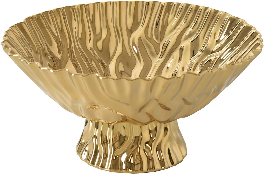 Pampa Bay Mascali D’oro, Large Footed Bowl, 12" D x 6"
