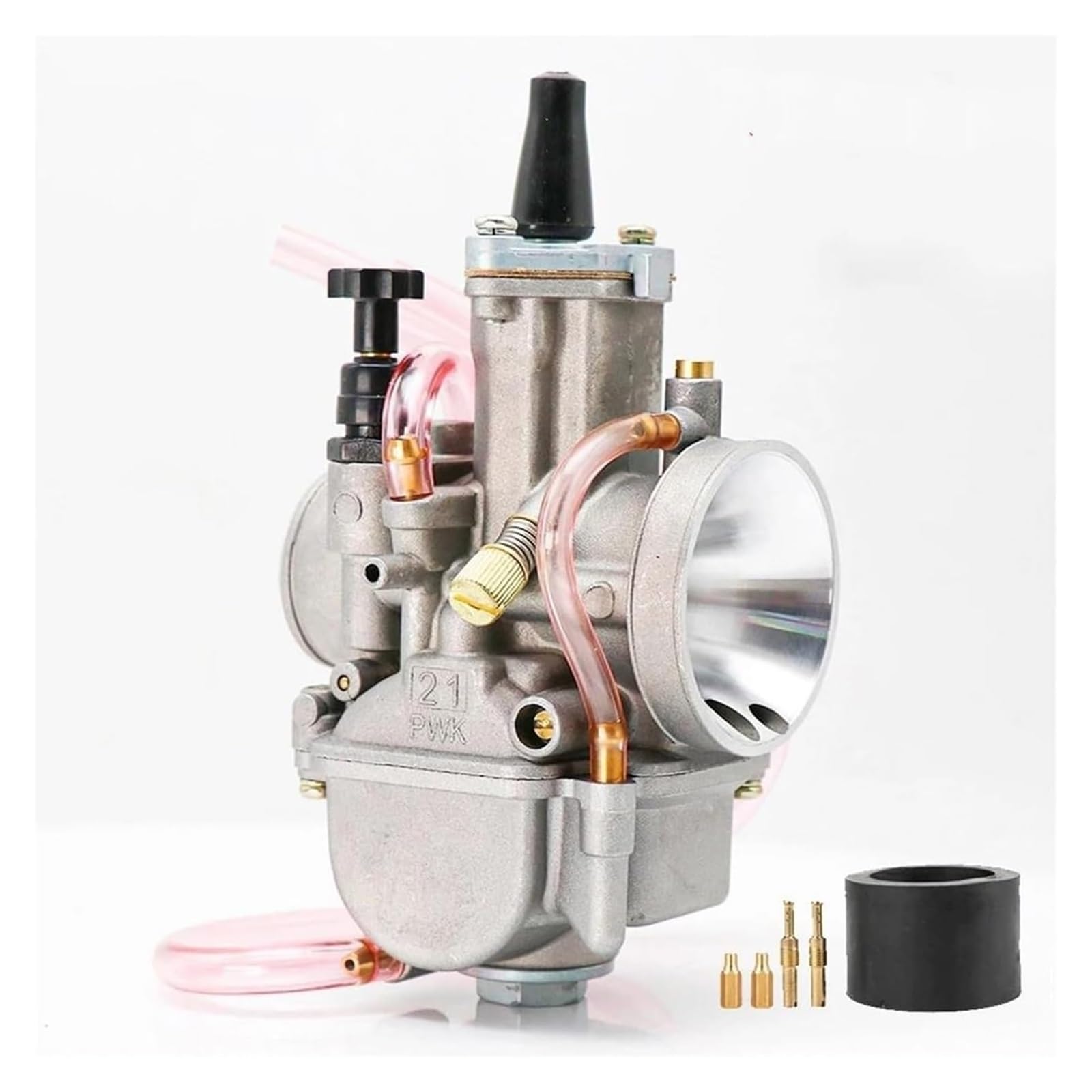 Kits réparation carburateur Moto pour Compétition Moteur Carburateur 34 Mm 2T 4T Moto PWK 21 24 26 28 30 32 avec Gicleur Puissance(21mm)