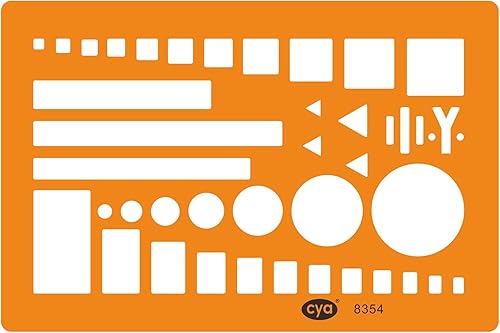 Miniatura 4 de CYA Paquete de 3 plantillas de plantilla de marcado de mapa militar para dibujo y dibujo del ejército de la OTAN en mapa táctico