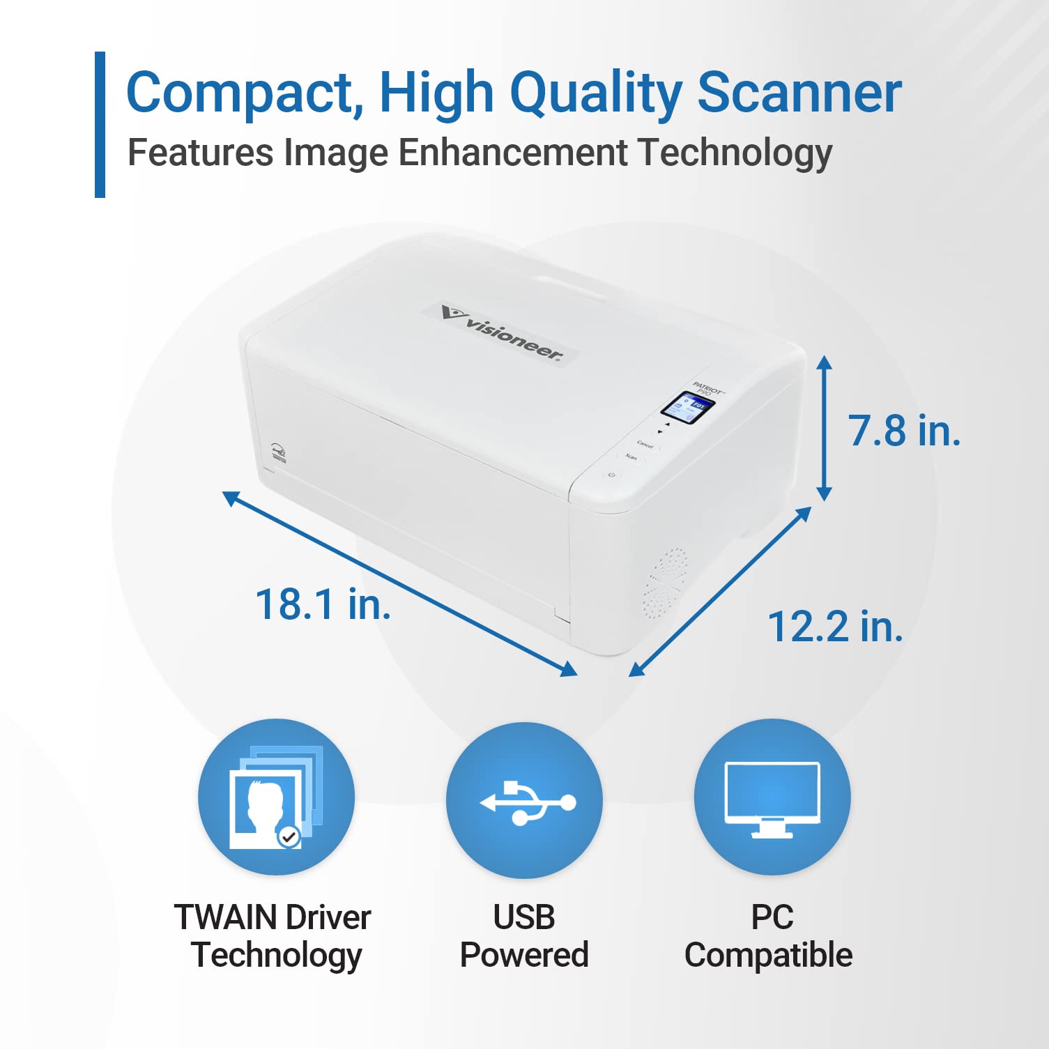 Visioneer Scanner duplex Patriot P90
