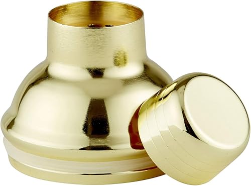 Miniatura 2 de Santa Barbara Design Studio Sippin' Pretty coctelera de plástico con colador de acero inoxidable, 8 pulgadas de alto, confeti dorado