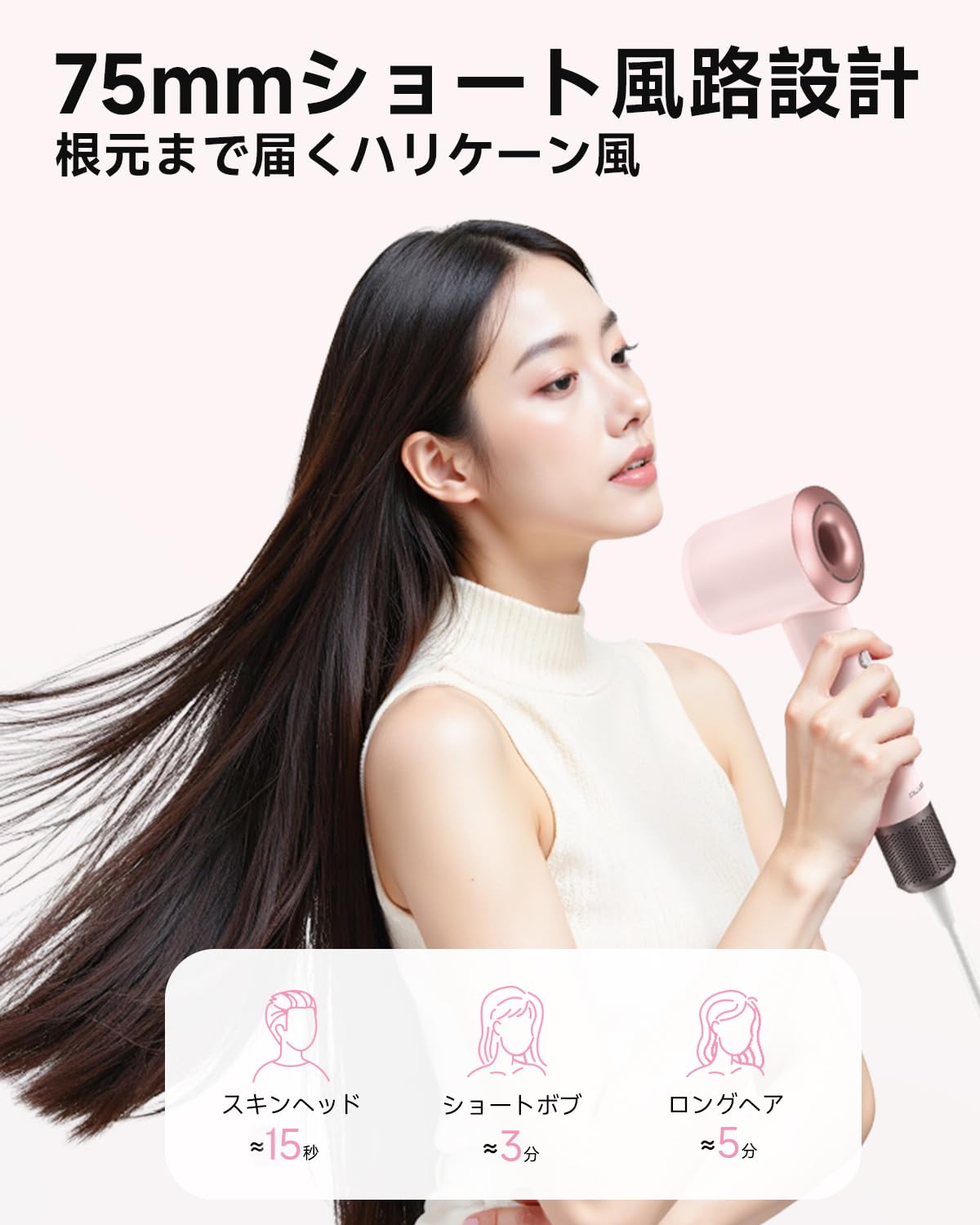 PLUZZ ドライヤー コンパクト 低騒音 Amazon | 【全て揃っている】PLUZZ ドライヤー SE 【美容師監修】速乾