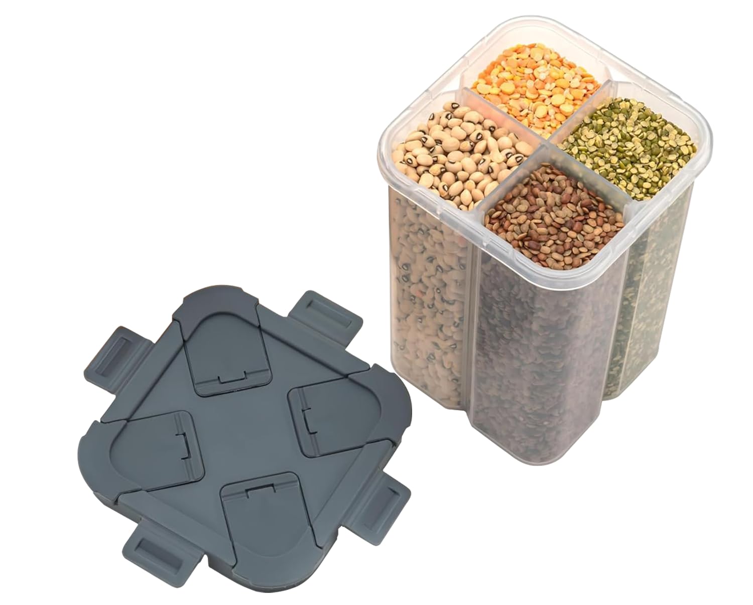 See full amazon price history chart for House of KD 4 In 1 Containers For Storage | Kitchen Storage Box | Containers Set For Kitchen | Boxes For Storage In Kitchen | Jars And Containers Box For Storage | Kitchen Storage Box (Grey Set of 1) House of KD 4 In 1 Containers For Storage | Kitchen Storage Box | Containers Set For Kitchen | Boxes For Storage In Kitchen | Jars And Containers Box For Storage | Kitchen Storage Box (Grey Set of 1) (B0D92GL89C) Amazon Price History, Amazon Price Tracker
