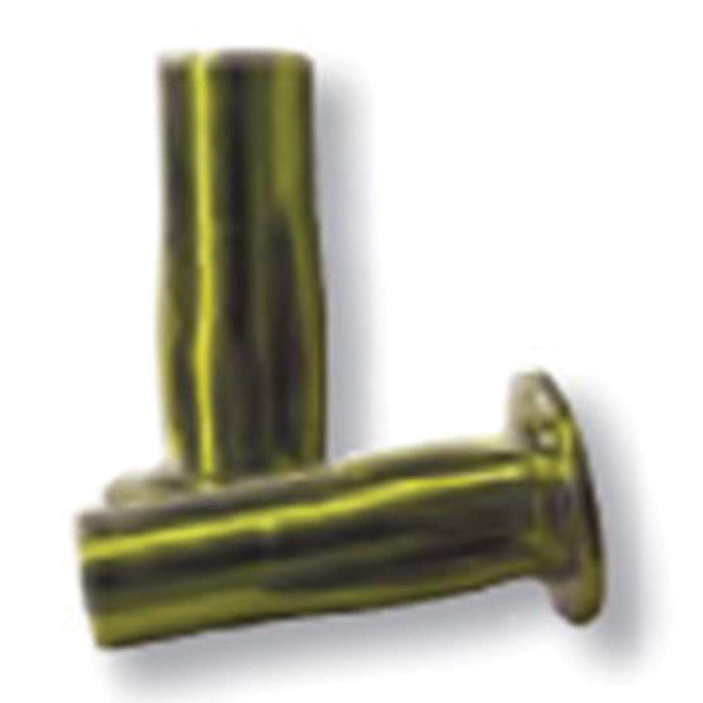 CPB2-3118-280, Slotted Body Insert, 5/16-18 (.020-.280 GR) Pre-Bulbed Body, LG FLNG HD, Steel, Zinc YLW (20 PK)