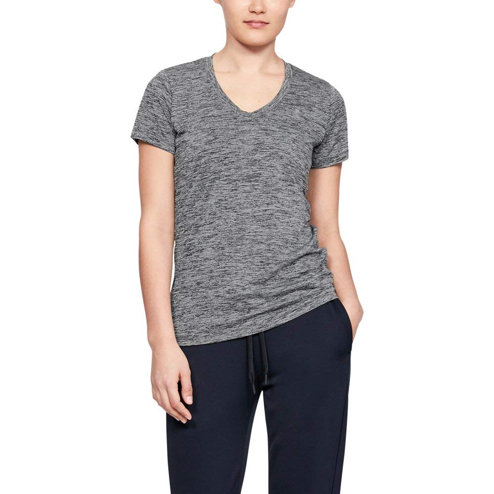 Under Armour Women's UA Tech™ Twist V-Neck Short Sleeve Tech SSV- Twist Mujer (Pack de 1) — view 27