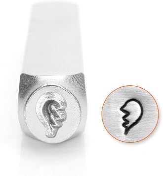 ImpressArt- 6mm, Broken Heart- Right Design Stamp