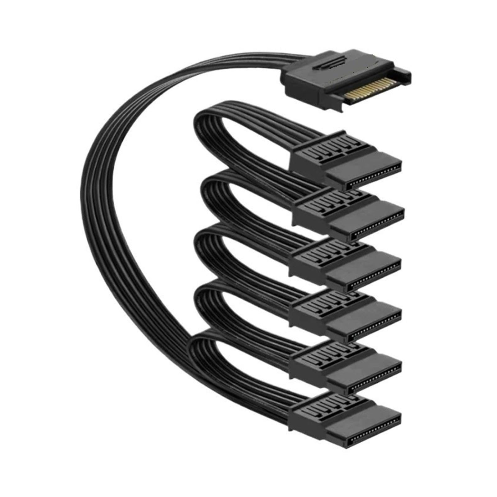 Cavo Di Alimentazione A 6 Vie, Compatibile Con Unità Ottiche SSD A 15 Pin