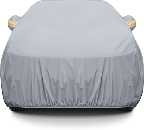 Miniatura 3 de GXT Funda de automóvil todoterreno resistente a la intemperie para automóviles al aire libre, tela TPE resistente, protección completa para lluvia,