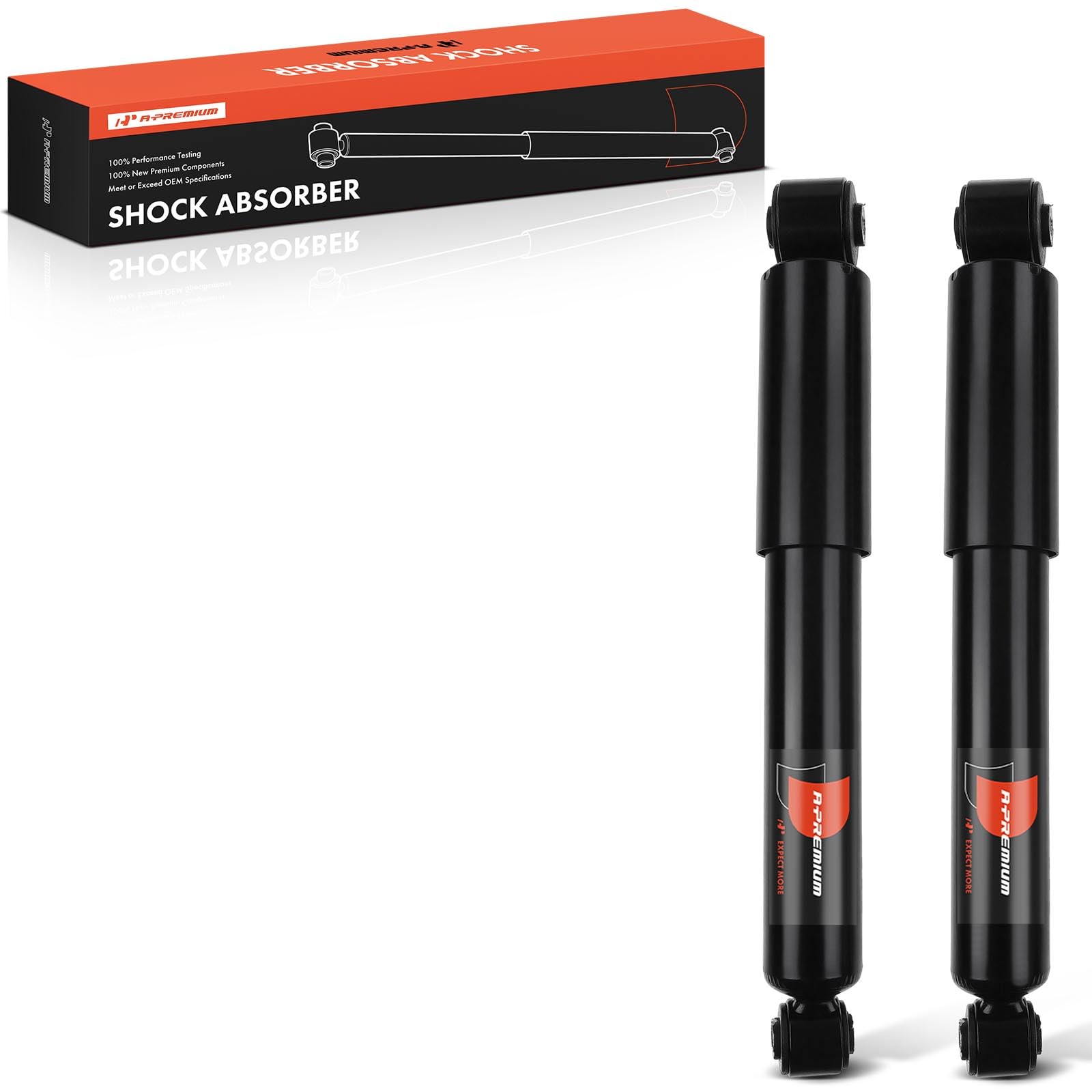 A-Premium Rear Shock Absorbers Set of 2
