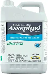 Alcool Gel Asseptgel Cristal Bactericida 70 Inpm 5L