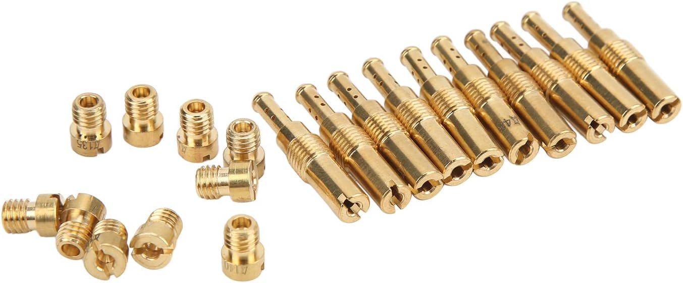 Amazon キャブレタースロージェット、便利な完全なキャブレターメインジェットの交換用Keihin PWK CVK for