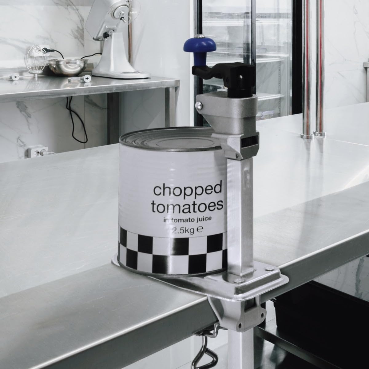 Apriscatole commerciale 50 cm in acciaio inox Grande Apri Lattina Manuale Lama Affilata Cucina Professionale Catering Ristorante Banco di Lavoro Apri Barattoli Altezza Regolabile Viti Banco GRATUITE