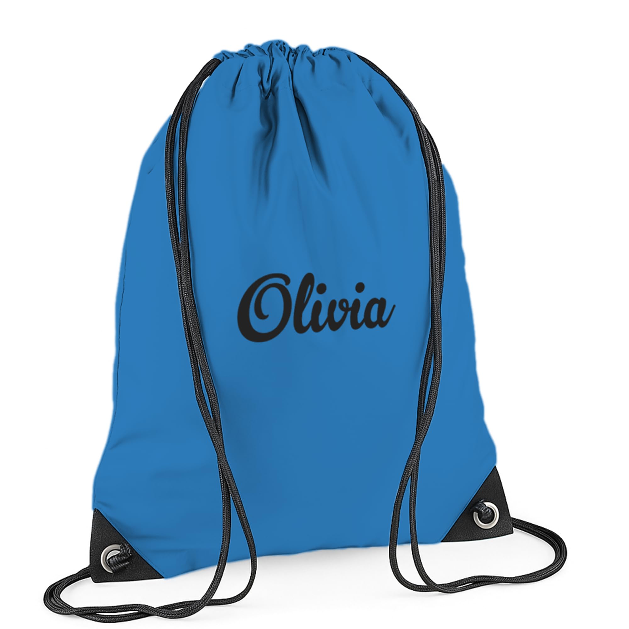 KreateSquare Personalised Drawstring Bags Lightweight and Portable String Backpack for Men Women Kids Perfect for Gym, Sports, School, Travel, Swimming, Beach Customizable Bag for Gifts & Daily Use