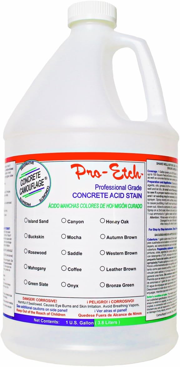 ProEtch Concrete Acid Stain 1 Gallon (Coffee)
