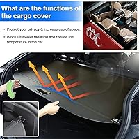 Vista 2 de Cubierta de carga trasera retráctil para Toyota RAV4 2020, cubierta de protección de equipaje cubierta de seguridad de privacidad