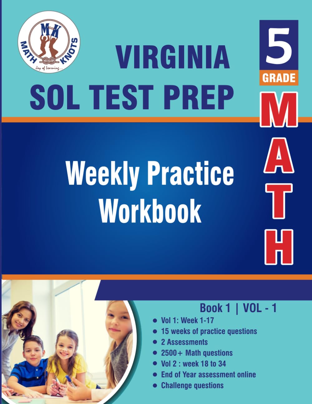 5th Grade Math : Virginia Standards of Learning (SOL) : Weekly Practice ...