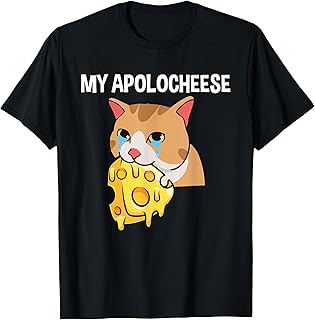 My Apolocheese Cheese Meme Funny Cat Memes Drippy T-Shirt