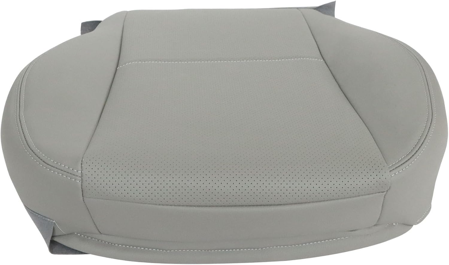 GXARTS Gray Front Driver Side Bottom Perforated Leather Seat Cover Replacement Compatible with Subaru Forester 2014 2015 2016