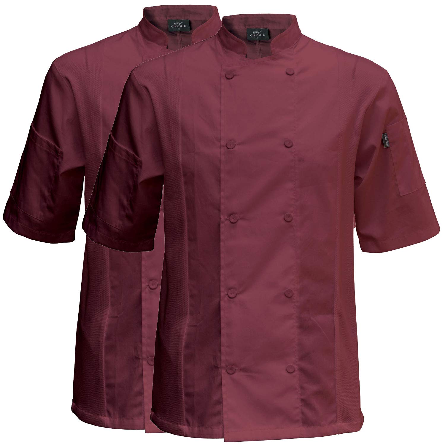 Chef Code 2-PACK Cool Breeze Side Vent Chef Coat