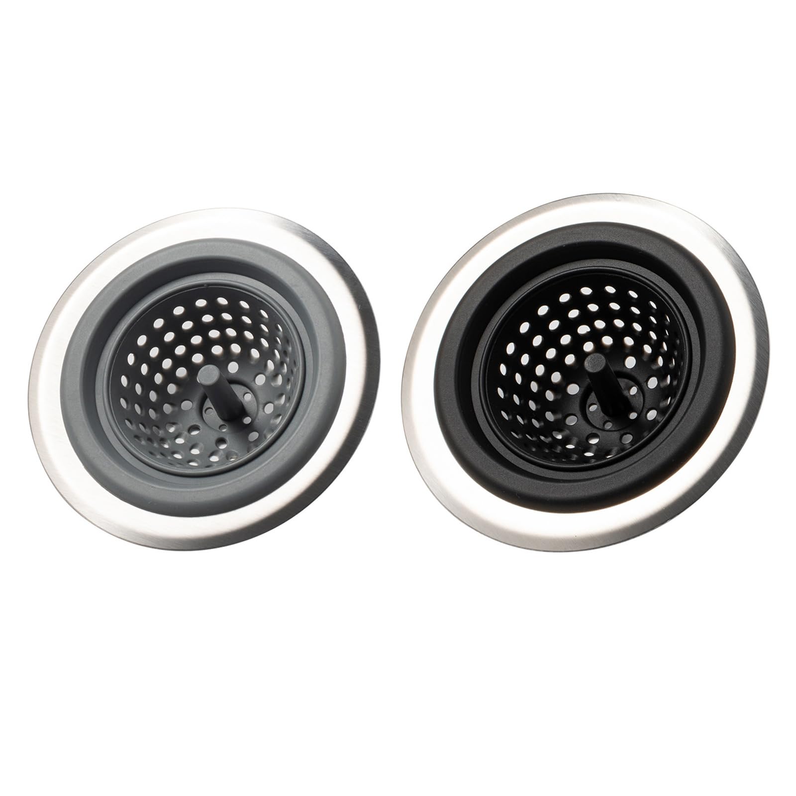 RGYBAO Multipurpose Silicone Sink Filter Bathroom Drain Protector Anti-Slip Hair Catcher Kitchen Shower Strainer Easy Installation Sewer Hair Filter Catcher Stopper