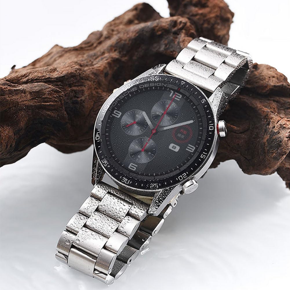 Correa de Reloj Acero Inoxidable Metal Correa Pulsera de Metal 18mm 20mm 21mm 22mm 24mm con Liberación Rápida Correa inteligente Para Hombres y Mujeres