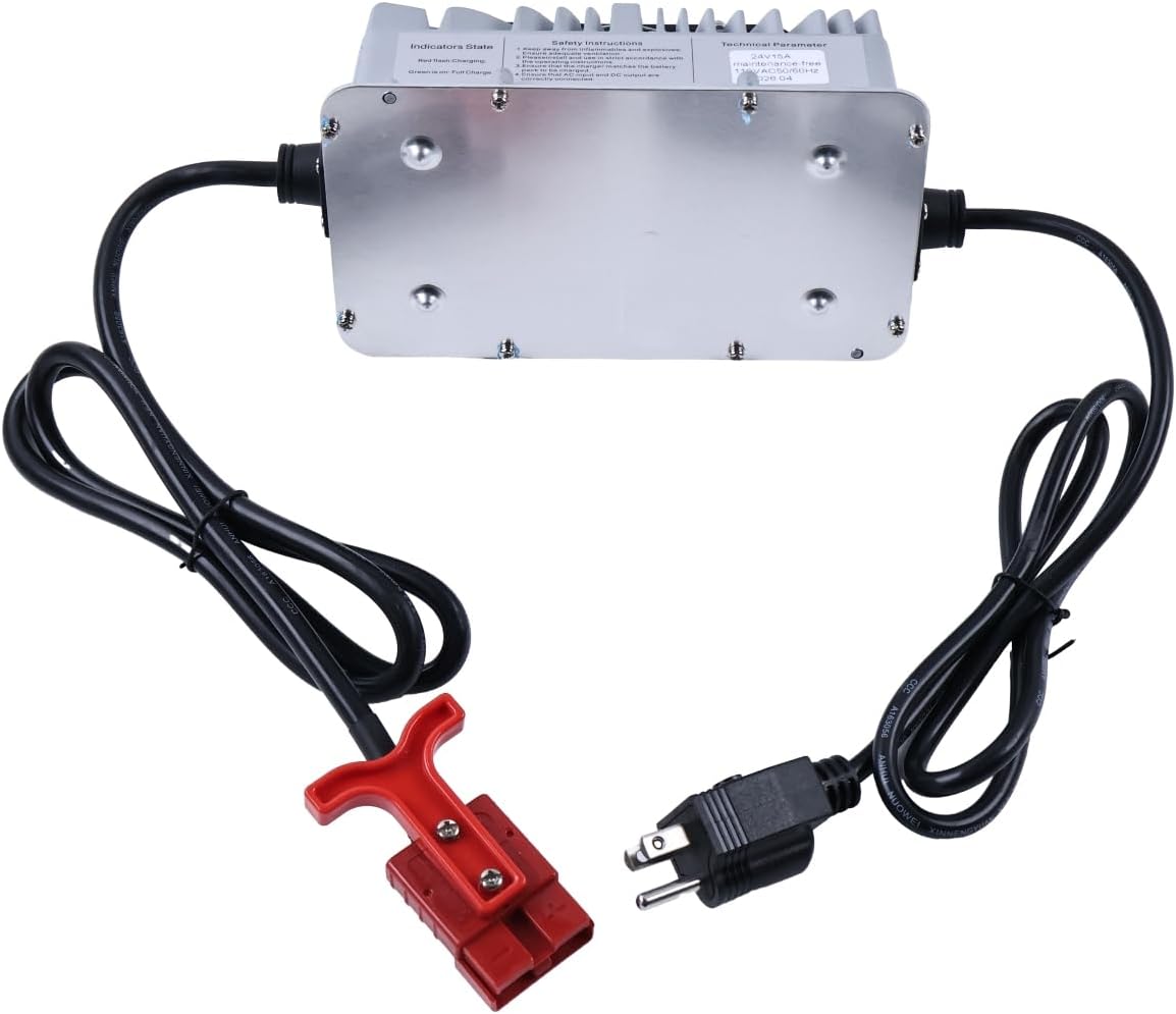 24V 15A Battery Charger Compatible with Karcher BD 50/50 Scrubber Dryers