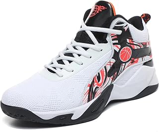 PTYIBO Unisex-Adult's Streetball Shoes Non-Slip Unisex-Adult for Basketball Shoes Sneakers Shoes