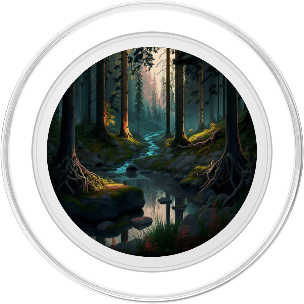Forest Nature Design PopSockets MagSafe PopGrip for iPhone