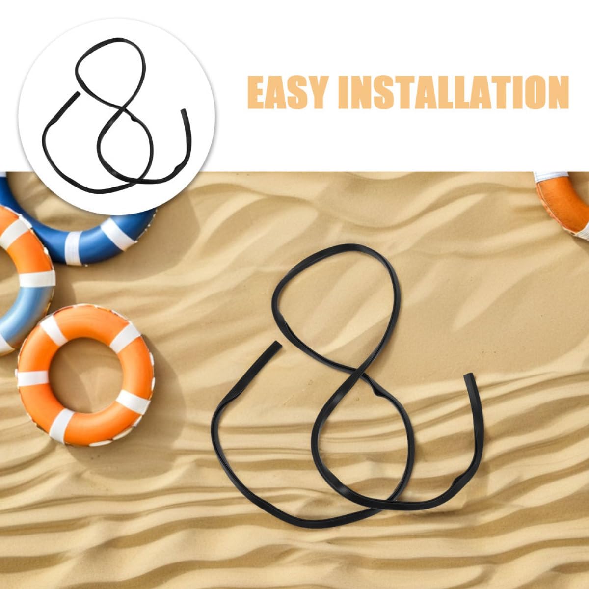 Alasum 2 Stück Sup Paddelkantenschutzband aus Robustem PVC 1m – Paddelblattschutz für Wassersport Aufprallschutz für Surf und Kanu Paddel Einfach zu Montieren Leichtes Design