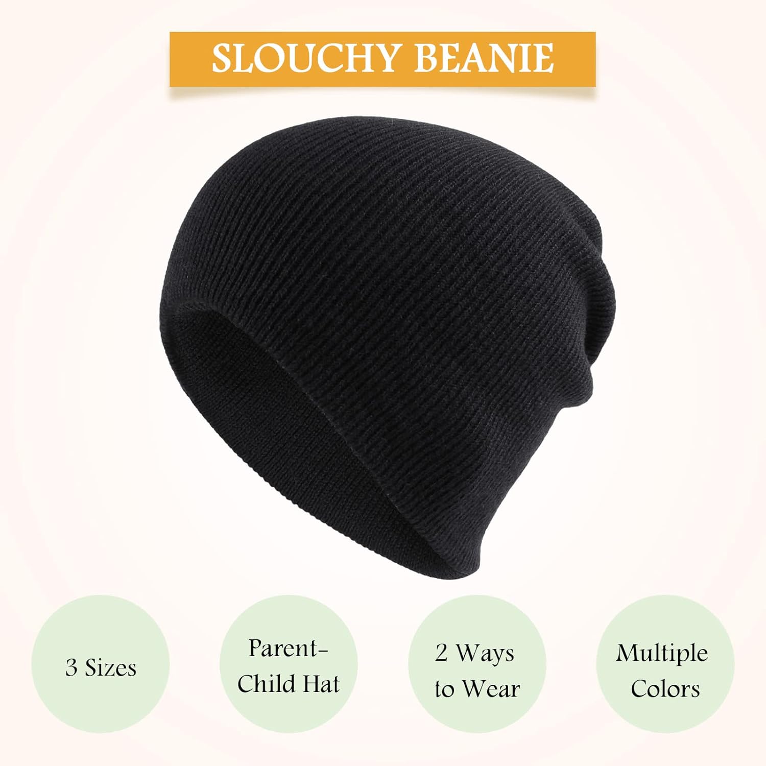 Classic Winter Knit Kids Hat Skull Cap for Toddler Boys Girls Autumn Men Women Fisherman Beanie - Image 2