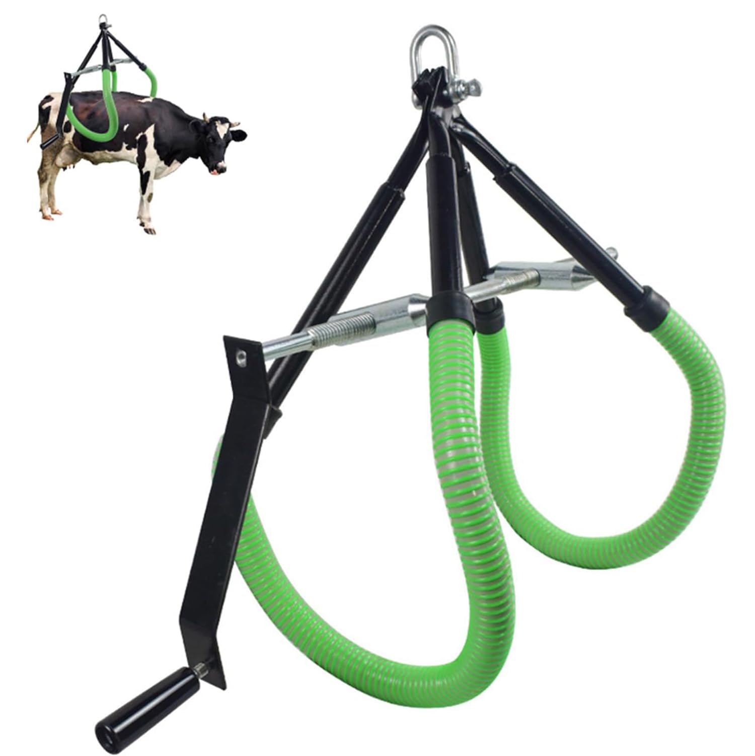 NILoykg& Strumento di Sollevamento dell'anca della Mucca, Morsetto Regolabile dell'anca della Mucca per la mungitura dell'ostetricia Bestiame zoppo di Nascita,Verde