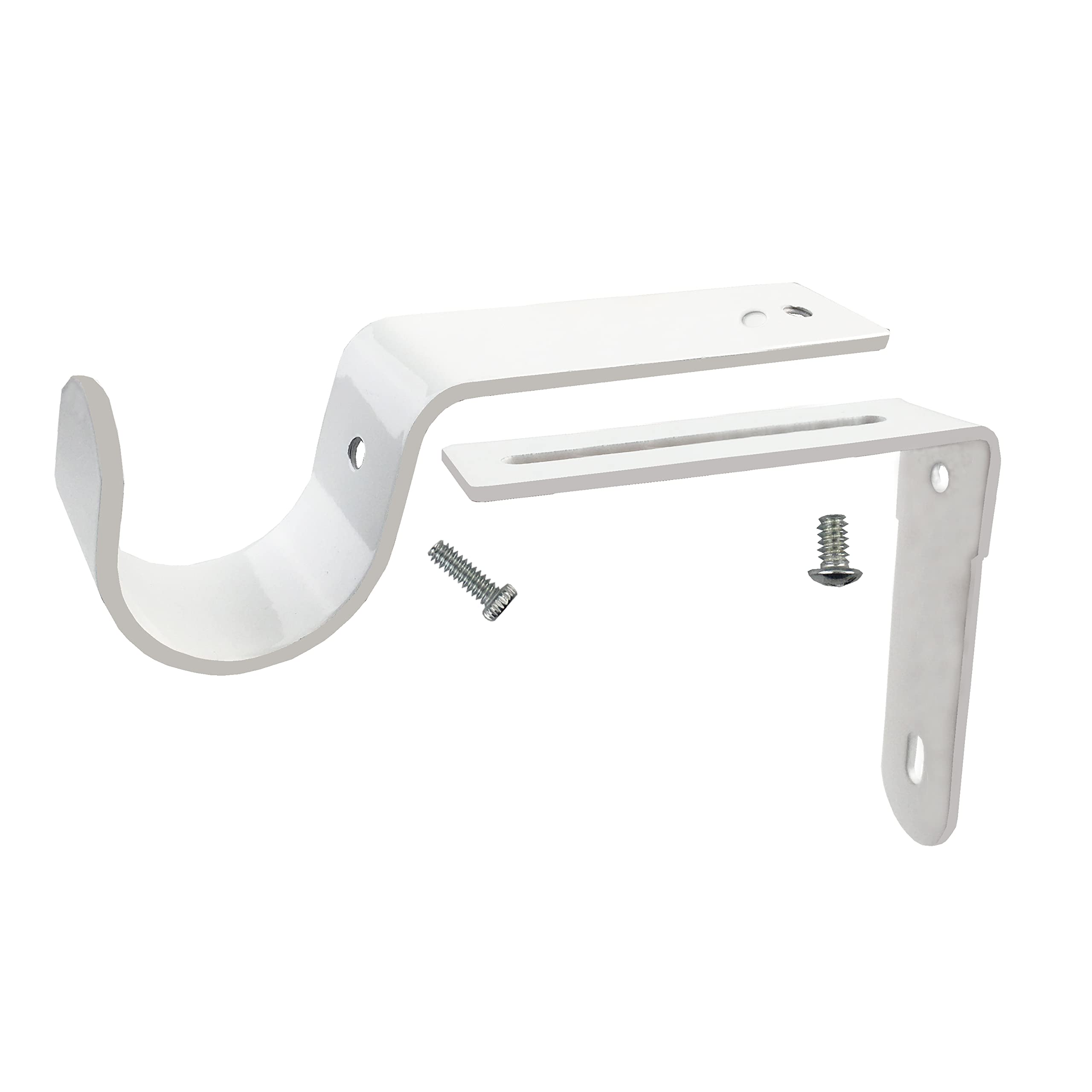 Adjustable Curtain Rod Brackets - Set of 3 -7 Adjustable Curtain Rod Brackets - Set of 3 -7