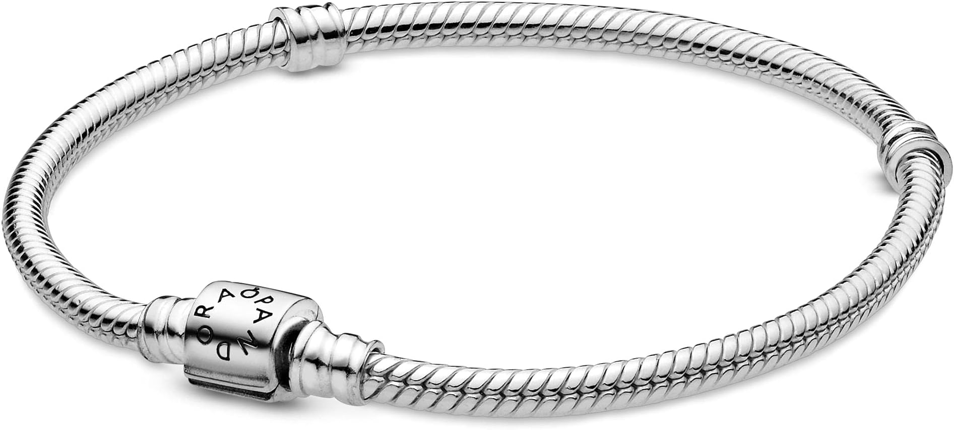 Moments Barrel Clasp Snake Chain Bracelet 598816C00-17