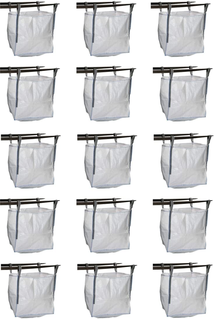MULTISAC 40/R. Big Bags (FIBC) 90x90x90 cm. 1000 Kg. Ideal para gestión de reciclaje, escombros, tierra, áridos, jadinería, etc. (15)