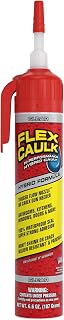 Flex Caulk by FlexSealProducts: Waterproof Hybrid Polymer Sealant, No Gun Needed, Paintable, Indoor/Outdoor Use, Clear 6.6oz