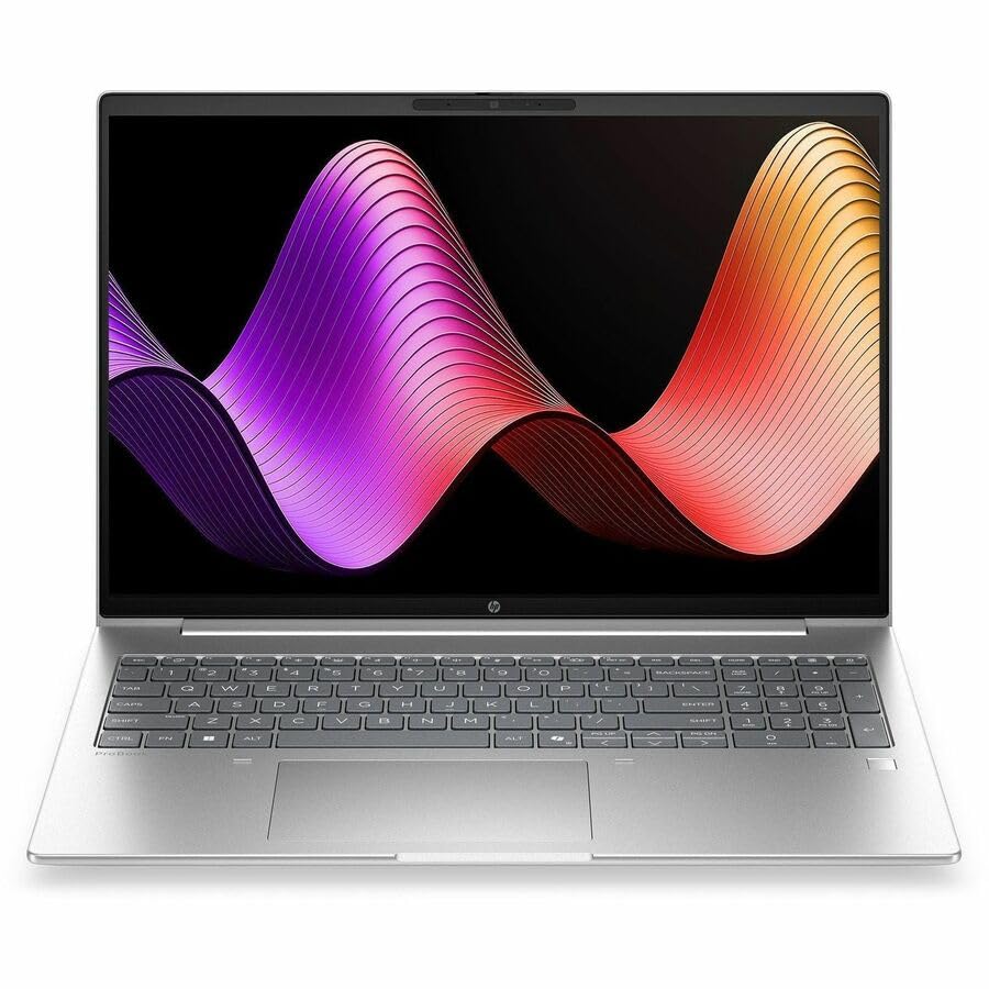 Image of HP ProBook 4 G2i 16 inch Copilot+ PC Notebook - WUXGA - 60 Hz - Intel Core Ultra 7 Series 3 355-32 GB - 512 GB SSD - English Keyboard - Pike Silver Aluminum - Intel Chip - 1920 x 1200 - Windows 11 Pro -