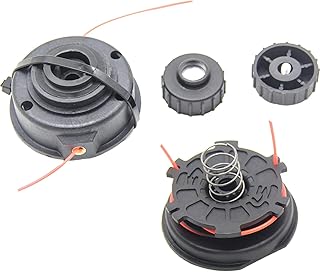 String Trimmer Head with Bump Knob Kit 153577 153619 610317 153066 791-180897B Replacement for Troy-Bilt Cub-Cadet Craftsman Bolens Bl110 Remington Ryobi Yardman Yard-Machine MTD Trimmer Head