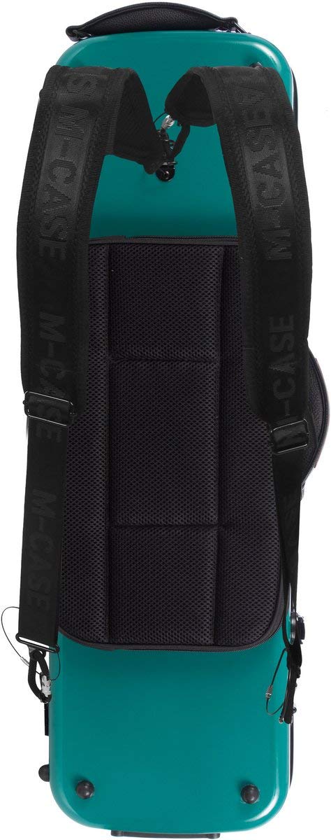 Geigenkoffer Glasfaser Oblong 4/4 green - navy blue M-Case