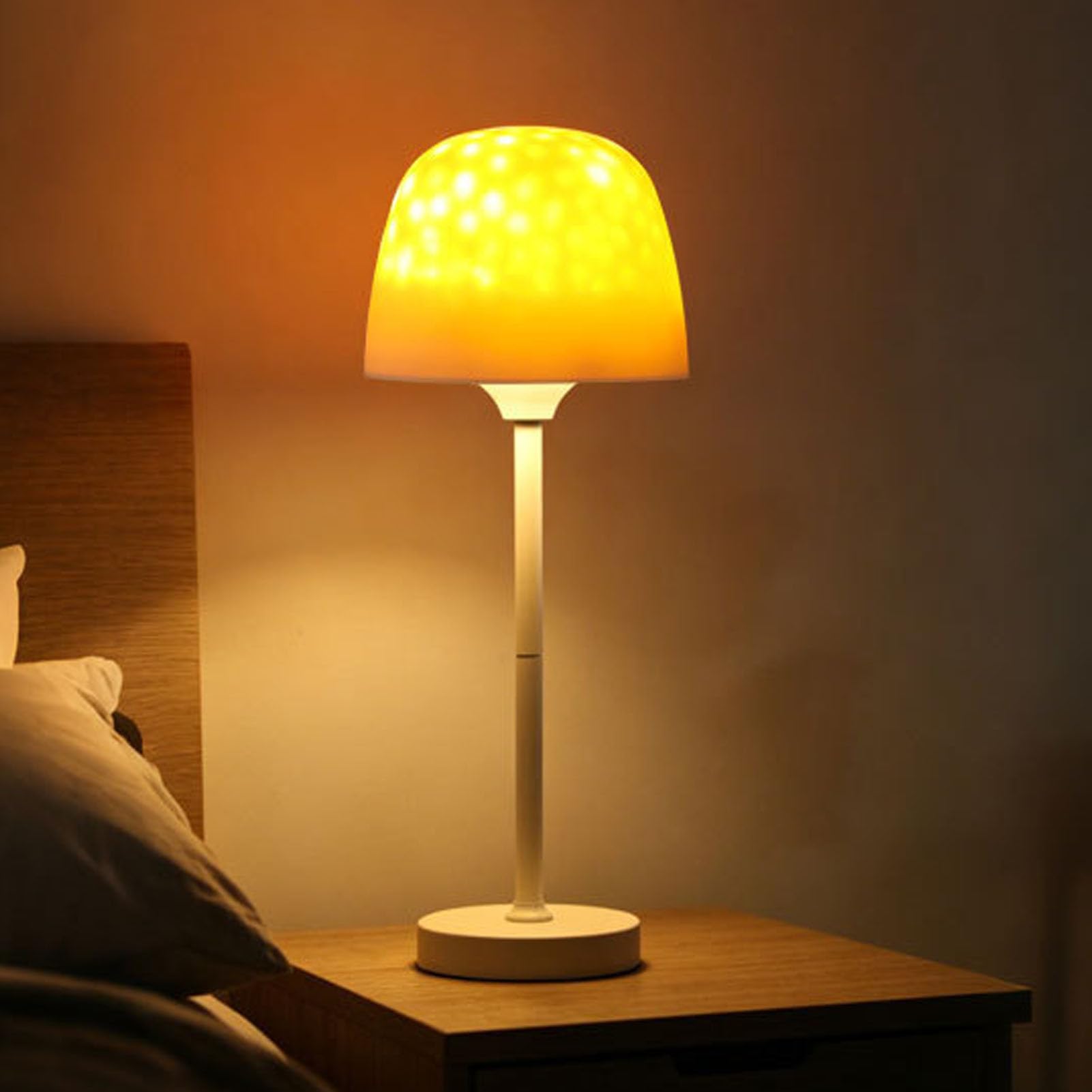 Fockety Lampada da Doccia Impermeabile con Proiezione di Increspature