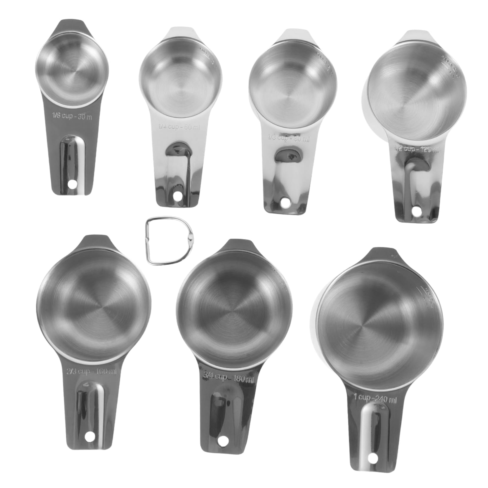 MAGICLULU Misurini in Acciaio Inox con Bilancia Misurino Impilabile Misurino per Cucinare