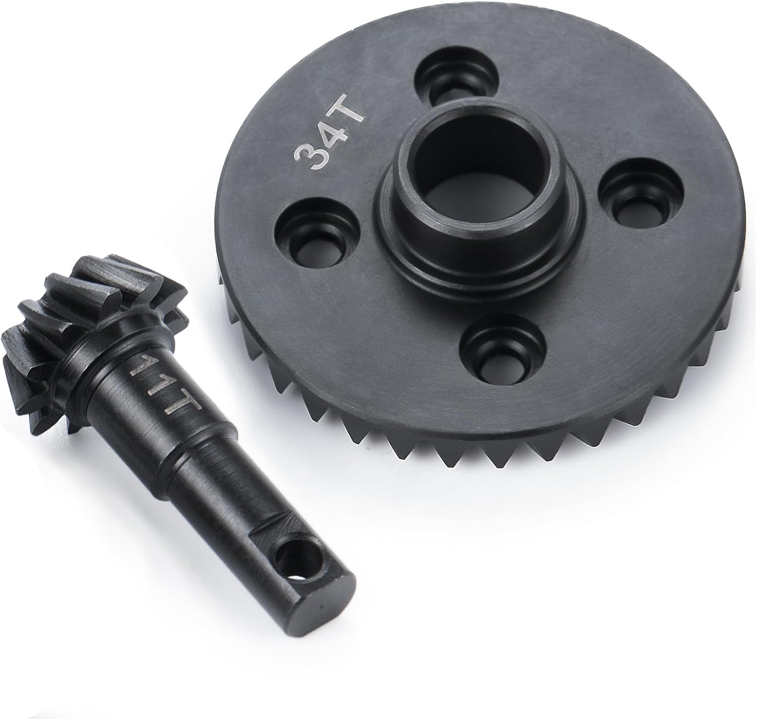 AXSPEED 11T/34T Hard Steel Axle Diff Gear Set Differential Axle Gear Upgrade for TRX-4 1/10 RC Crawler Car