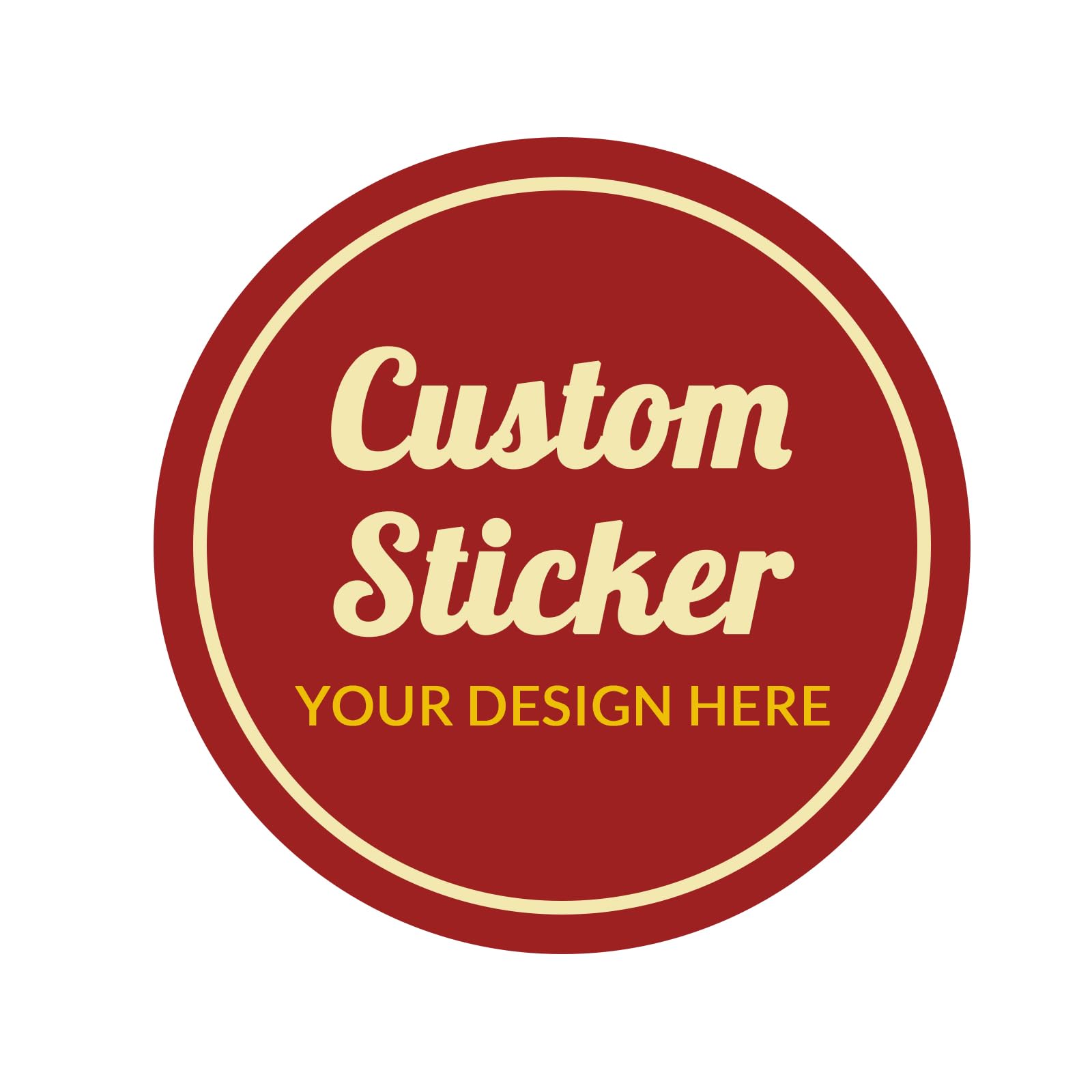 100-500 Pcs Custom Stickers Personalized Labels with Any Design Image Logo Text for Business Logo Thank You Labels,1/2/3/4 inch Customized Stickers(
