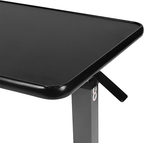 Miniatura 4 de Vaunn Mesita de noche ajustable médica con ruedas (uso hospitalario y doméstico)