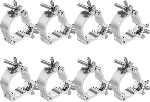 Truss Clamp 10 Pcs/Lot Aluminum Lights Hook LED Par Hooks Professional Stage Equipment Led Light Truss DJ Club HangingSilver