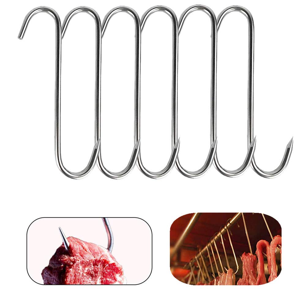 YGbridge Meat Hooks SHooks Stainless Steel Poultry Hook Bacon Hams