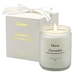 Candles Gifts for Women, Natural Soy Wax Candle for Home Scented Perfect for Christmas, Birthday, Mother's Day, Lavender Scented Candles
