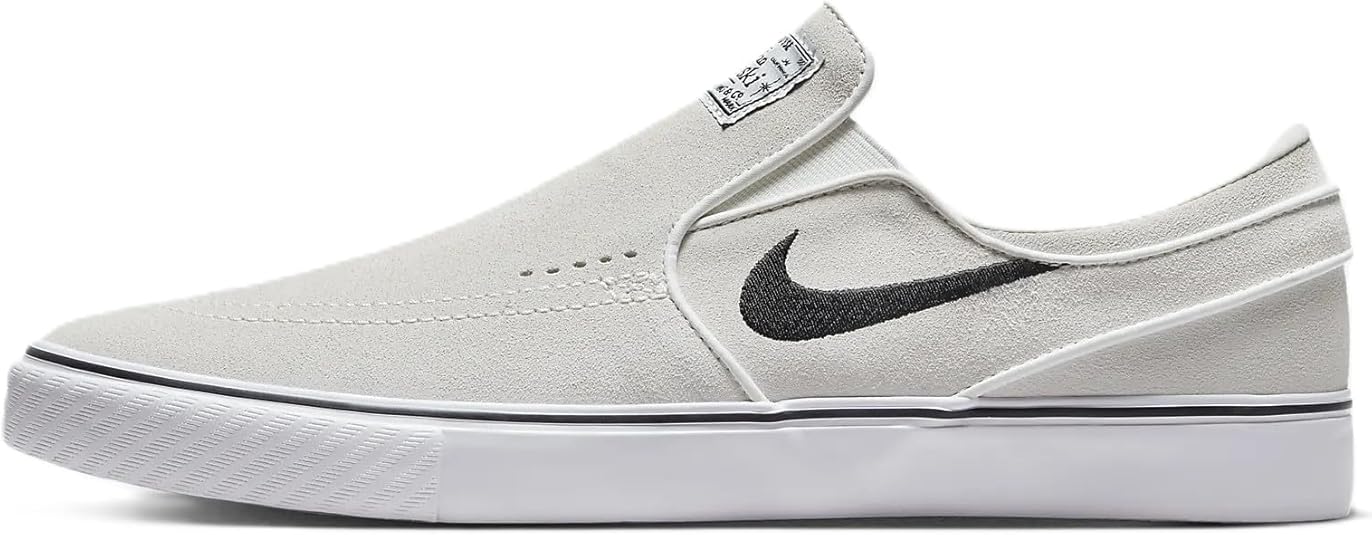 Nike SB Janoski+ Slip Skate Shoes (FN5893100, Summit White